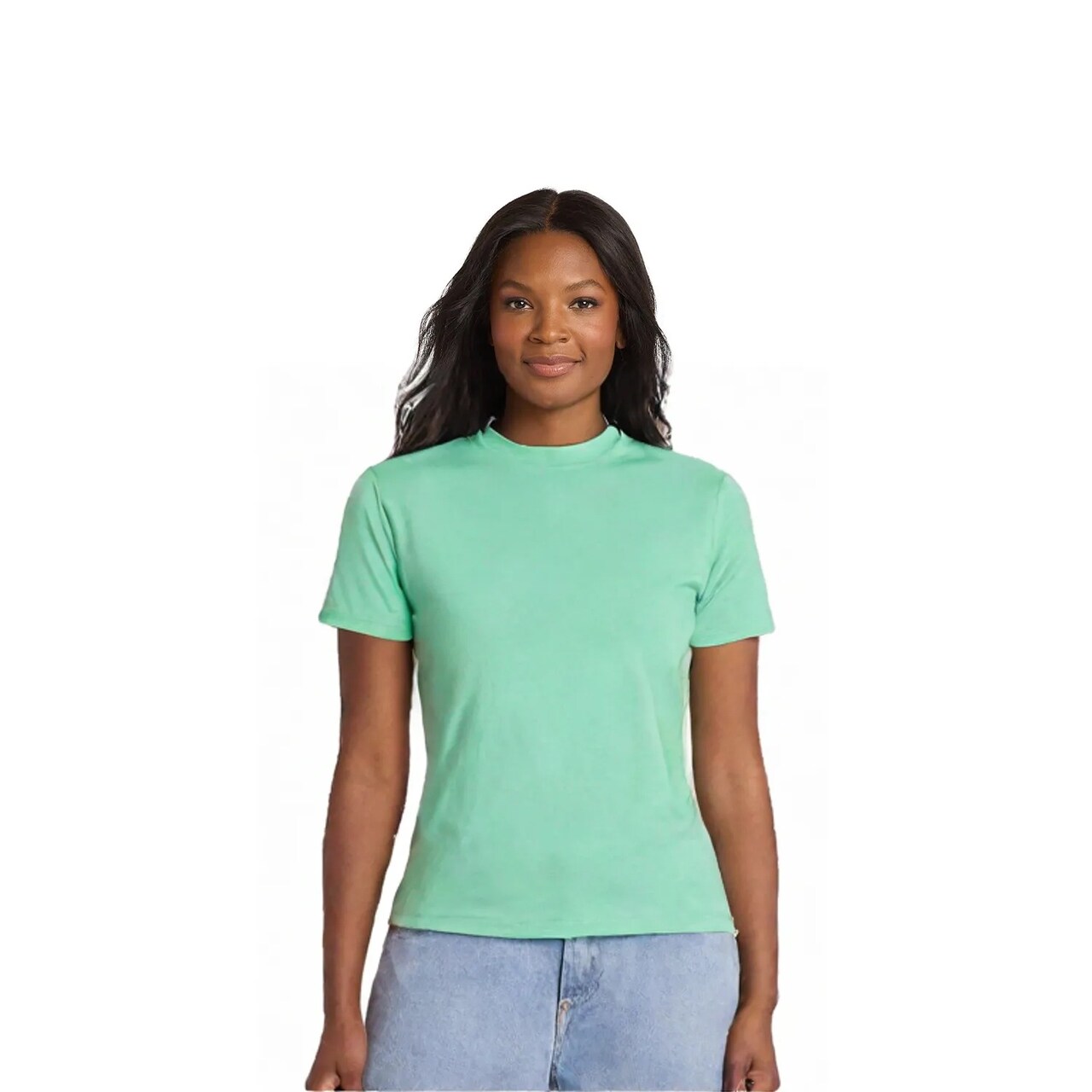 JERZEES Dri Power Heathered Crewneck T-Shirt for Sports Work & Everyday Wear